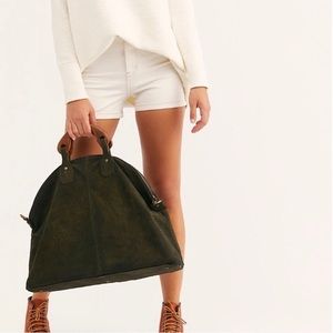 Free People Willow Vintage Tote in Black